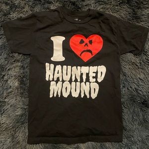 I <3 haunted mound shirt
